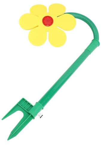 Tanzender Blumen-Wassersprinkler, Robustes Doppelpfahl-Design, Plug-and-Play-System, Einfach an Einen Wasserschlauch Anschließen für Bewässerung, Gartenbewässerung,