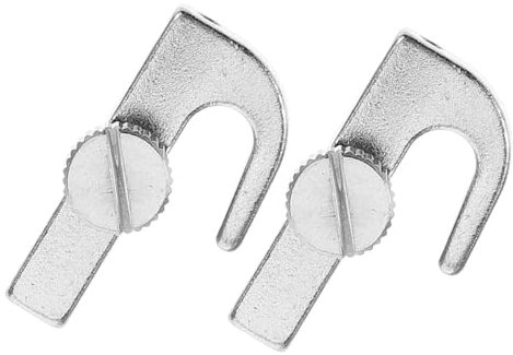 Angoily 2stücke Bilderaufhänger Mit Kordelstoppern Leistenhaken Zum Aufhängen Von Bilderrahmen Verstellbare Bilderschienenhaken Für Galerien Und Wohnungen Haken Für Gleitschienen