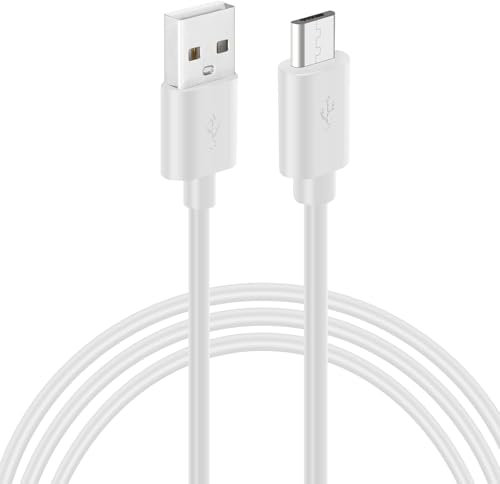 PATIKIL 3.3Ft USB to Micro USB Power Extension Cable, 3A Fast Charger Long Charging Cord for Security Cameras, Phone, Video Records, Electronic Equipment, White