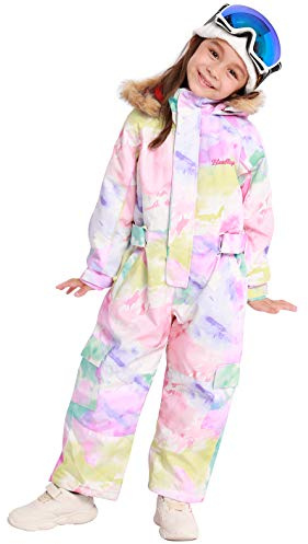 BUMDEEP Kinder Baby Einteiler Schneeanzug Overall Skianzug Jacken Mäntel Jumpsuits Winter Outdoor Wasserdicht Snowboarden