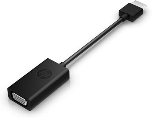 HP Adattatore da HDMI a VGA, Compatibile con Notebook e Tablet, Nero (Confezione da 5)