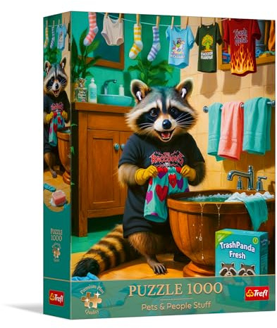 Trefl - Puzzle 1000 Pets & People Stuff: Tag der Reinigung des Schuppens