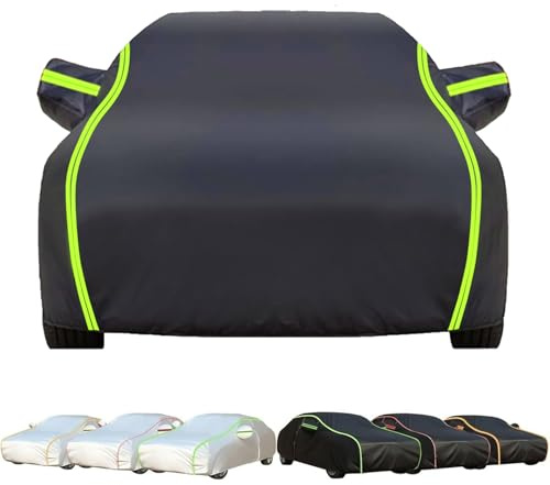 Auto Abdeckplane Wasserdicht Atmungsaktiv Für Nissan Qashqai J11, Hagelschutz Autogarage Abdeckung Winter Autoabdeckung Outdoor Regen Staub Autoplane für SUV/Kombi L42