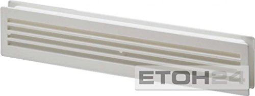 Maico Türlüftungsgitter 457 x 92 Mm, Kunststoff, MLK 45,weiß, 1895729