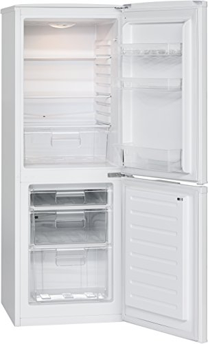 Réfrigérateur - congélateur Bomann KG 320 - Classe énergétique A+++ - Hauteur : 143,80 cm - 163 kWh/an - Réfrigérateur de 112 litres - Congélateur de 48 litres Weiß