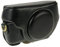 Kamera-Schutzhülle aus Kunstleder für Sony Cyber-Shot DSC-RX100, RX100 II, RX100 III, RX100 IV, RX100 V, RX100 VI Kameratasche Tasche Leder-Optik Schwarz