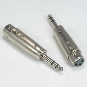 Adattatore XLR femmina a jack stereo da 1/4