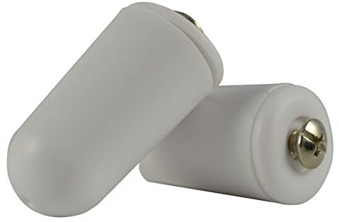 Rolladenstopper Rollladen-stopper Anschlagstopper Rolladen-Anschlagstopper Rund geschlossen (Wespenschutz) Weiß 10 Paar (20 Stück)