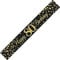 9ft Banner Sparkling Fizz 80th Birthday Black & Gold Holographic