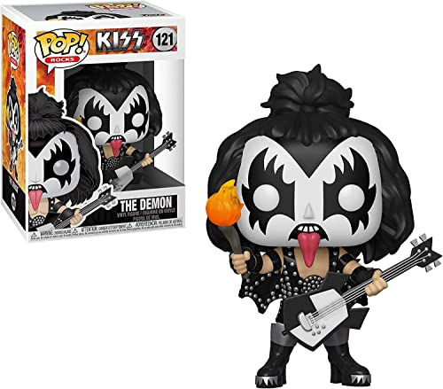 Funko POP! Rocks: KISS-The Demon - Collectable Vinyl Figure - Gift Idea - Official Merchandise - Toys for Kids & Adults - Music Fans - Model Figure for Collectors and Display