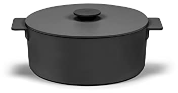 Sergio Herman Topf Surface XL Gusseisen - schwarz - Ø 29 cm
