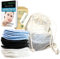 21Pcs Organic Reusable Bamboo Make up Remover Pads, Washable Soft Eco-Friendly Velour Cotton Wipes, Storage Laundry Bag, Face Eye Lip Cleansing Wipes for Women Men with Bonus Healthy Skin Tips E-Book