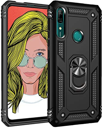 BestST Hülle für Huawei P Smart Z/Y9 Prime Hülle 360 Grad Handyhülle Bumper Case Robust Cover [Ultra Hybrid Schutzhülle ]+ Displayschutz für Huawei P Smart Z/Y9 Prime Schwarz