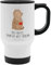 Mr. & Mrs. Panda Thermobecher Bär Kaffee - Geschenk, Welt retten, Spülmaschinenfest, To Go Becher, Kaffeebecher, Welt erobern, Isolierbecher,