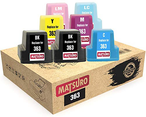 Matsuro Original | Kompatibel Tintenpatronen Ersatz für HP 363 (1 Set + 1 BK)