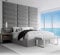 VANT Gepolsterte Kopfteile - Accent Wall Panels - Pack von 4 - Einfach Passen - König Zwilling Bett Größen (76cm BREITE, Samt Rauch Grau)