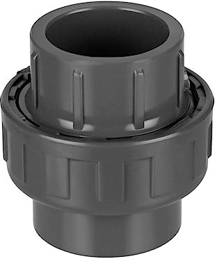 REKUBIK PVC-U Verschraubung 2X Klebemuffe Größe 50mm x 50mm