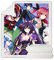 NECEHY Kuscheldecke Anime Manga Date A Live Kurumi Tokisaki Decke Decke Für Betten Sofabezug Sherpa Decke,Q,130-150CM