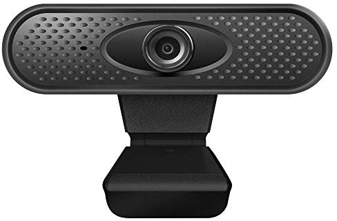 Jadeshay Webcam HD 1080P, Microfono Incorporato Fotocamera USB per Laptop Desktop con Clip Flessibile per conferenze, Webcam per Zoom/Team, Laptop Mac PC Desktop