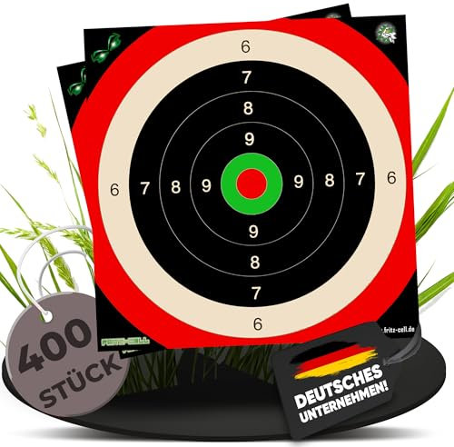 400 Zielscheiben Kleinkaliberscheiben 26x26 Luftgewehr Luftpistole Kleinkaliber Airgun