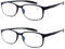 Mcoorn Lesebrille Leicht Für Herren Entspiegelt Mit Etui, Lesehilfe Groß Blaulichtfilter Stabil Flexibel Dioptrien +2,50