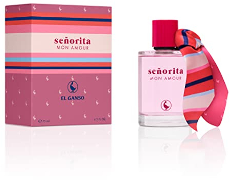 El Ganso Señorita Mon Amour, Eau de Toilette da Donna, Profumo Donna con Fragranza Orientale con Note di Gelsomino, Rosa Turca ed Eliotropio, Ottimo come Regalo Donna, Profumo da Donna 75ml con Spray