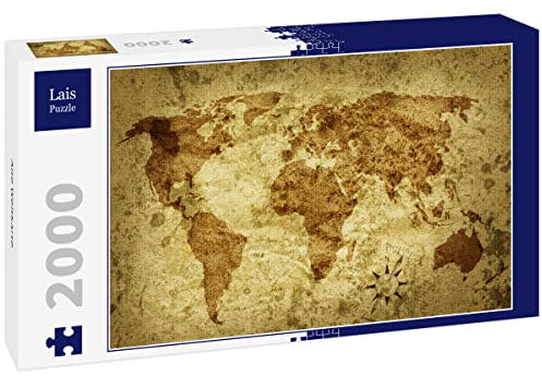 Lais Puzzle Alte Weltkarte 2000 Teile