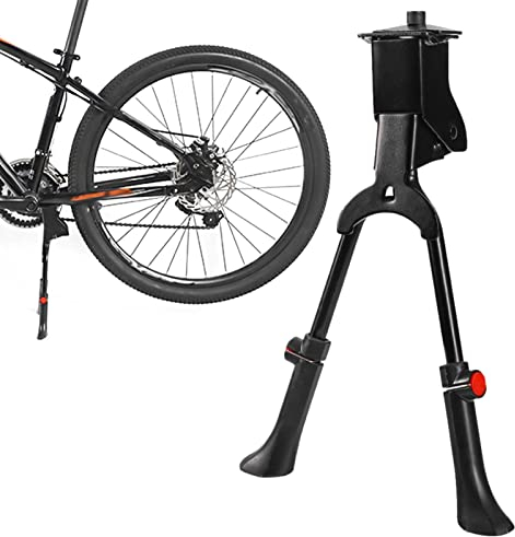 GIMOCOOL Fahrradständer Verstellbarer Fahrradständer Fahrrad Fußstütze Mountainbike Fußständer Doppelbeine Straßenhalterung Rennrad Zweibeinständer höhenverstellbar für 26-29 Zoll Fahrrad Fußstütze