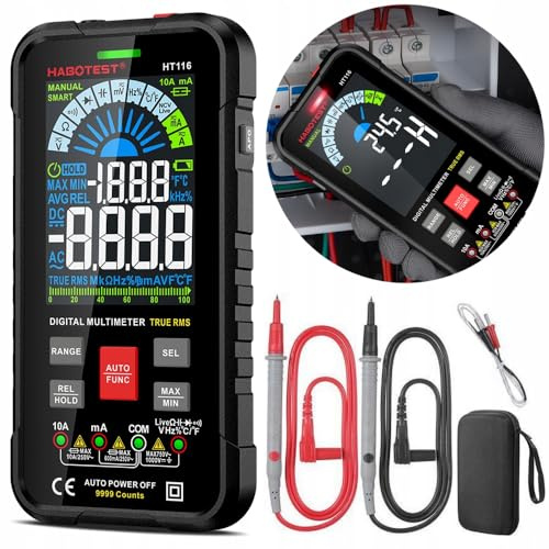Habotest HT116 True RMS Digital Universal Multimeter, NCV