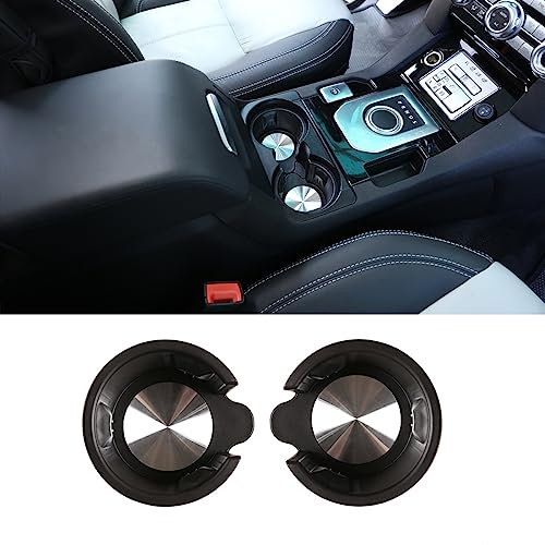 PIUGILH Central Console Cup Holder Insert for Range Rover/Discovery 4/Discovery 5 /Land Rover Vogue Interior Accessories, ABS Car Cup Holder Insert Trim