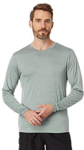 Rip Curl Dawn Patrol Langarm-T-Shirt mit UV-Schutz, Mineral Blue Marle, XXL