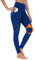 BAYGE Damen Thermo Wander Leggings Winter Hohe Taille Fleece Gefüttert Wasserdicht Blickdicht Bauchkontrolle Slim Fit Wanderhose Yogahose Radlerhose Sporthose Sweathose mit Taschen, Blau, M