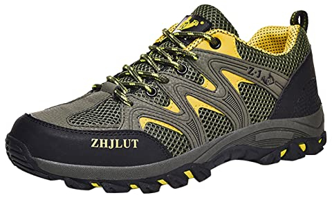 Herren Walkingschuhe Turnschuhe Fitnessstudio Sportschuhe Sneaker Running Tennis Schuhe Freizeit Straßenlaufschuhe Fashion Leichtgewichts Atmungsaktiv Schlüpfen Schuhe, Patchwork-Farbe (AG, 41)