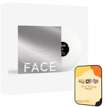 JIMIN BTS FACE Album [LP ver.]+Pre Order Benefits+BolsVos Exclusive K-POP Inspired Digital Merches (Goal Setting Planner, Sticker Pack)