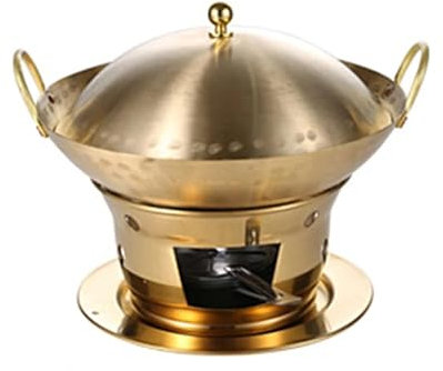 UGCER Kupfer-Chafing-Dish-Buffet-Set – Spirituskocher, Kochtopf, Speisenwärmer, Pfanne, Hot Pot für Hochzeiten, Catering, Partys