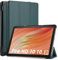 WD&CD Hülle kompatibel mit Amazon Fire HD 10 2023 10.1 Zoll, Schutzhülle Ultradünne PU Leder kompatibel mit Fire HD 10 2023 10.1 mit Standfunktion und Auto Schlaf/Wach-Grün