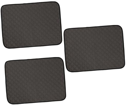 Ipetboom 3 STK wasserdichte Hundematte Haustier Hundepipipads extra groß Wurf Teppich Hündchen-PIPI-Pads für drinnen Pet Pee Pads Hunde-PIPI-Pads waschbar Urin-Pad Matratze Hund PIPI Pad