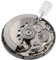 Oikabio Uhrwerk NH35/NH35A, für automatisches mechanisches Uhrwerk, hohe Präzision, mit schwarzem Kalender, 6 Ziffern, silber