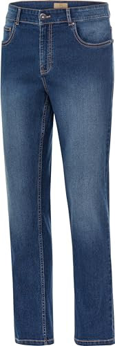 Tom Ramsey Herren Sommer-Jeans, Herrenhose mit flexiblem Bund, ultraleichte Jeans in Regular Fit, Stretch-Jeans im 5 Pocket Stil, Dunkelblau, Gr. 60