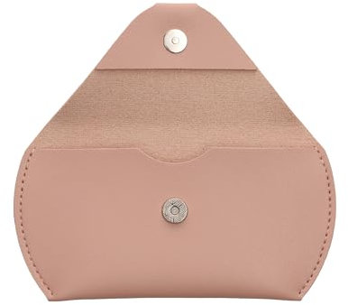 kwmobile Maus Schutzhülle kompatibel mit Apple Magic Mouse 1 / Magic Mouse 2 / Logitech Pebble Wireless Hülle - Kunstleder Hülle für PC Mouse - PU Leder Cover für Computer Maus - Altrosa