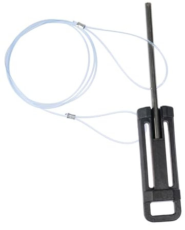 Abysstar, Cavetto Portapesci Nylon con Fondina, pescasub, apnea Unisex Adulto, Acciaio, Standard