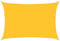 vidaXL Vela Parasole 160 g/m² Rettangolare Giallo 3,5x5 m in HDPE
