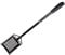 Pala Setaccio Sand Scoop Black Ada Extended Mare Spiaggia con Manico Lungo Metal Detector in Acciaio Misura Totale 720mm Peso 650gr.
