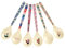 Rice Melamin Latte Löffel 6er-Set - A New York Minute - Bruchsicher Campingeschirr Melamingeschirr Kinderbesteck Dessertlöffel Bruchsicher BPA-fre Länge: 14,5cm