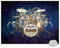 SZZEUOA 140 x 120 cm Schlagzeugteppich, Drum Teppich, Professionelles rechteckiges elektronisches Jazz Schlagzeug Kit für Bass Drum Snare Drum und andere Instrumente Teppich