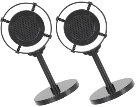 GREENADSCAPE Antique Decor Vintage Microphone Music Mic for Stage Performance Party Games