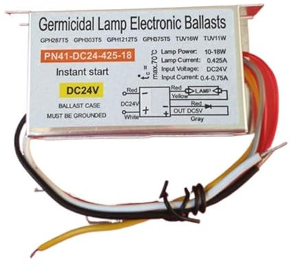 KAYPBWQMG 1PCS DC 24V Power Ballast PN41-DC24-425-18 10-18W UV Lampe Ballast