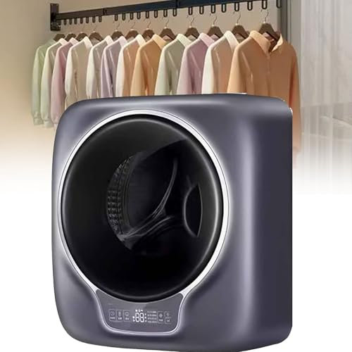 DPQYJPP Mini Wall Mounted Washer and Dryer, 3kg Fully Automatic Dryer, Compact Washer and Spin Dryer for Apartment, Home, Dorm