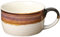 Disoza Weiß und Braun Tasse Keramik 700ml Kaffeetasse Groß Suppentassen mit Henkel Jumbotassen XXL Kaffee Tee Tasse Müsli Kaffeebecher Schale Schüssel Porzellan Kaffee Tasse Suppenschüssel mit Griff
