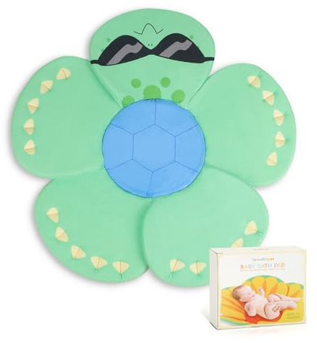 YooxArmor Alfombra de Baño para Bebé, Cojín Suave Antideslizante para Bañera, Colchón de Baño Recién Nacido 0-6 Meses, Almohada de Baño Portátil para Lactantes, Tapete de Baño Lavable